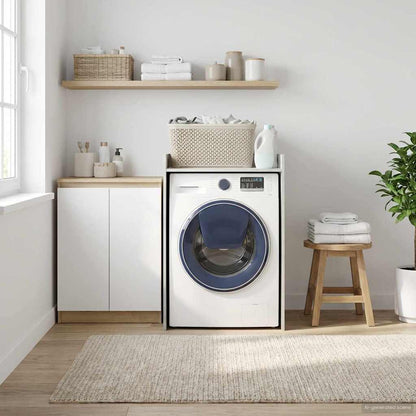 vidaXL Wash Machine Cabinet Concerte 67.5 x 62 x 97 cm Engineered wood 4
