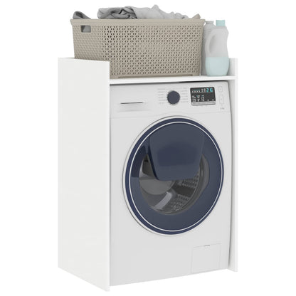 Wash Machine Cabinet with Storage 67.5 x 48 x 97 cm White