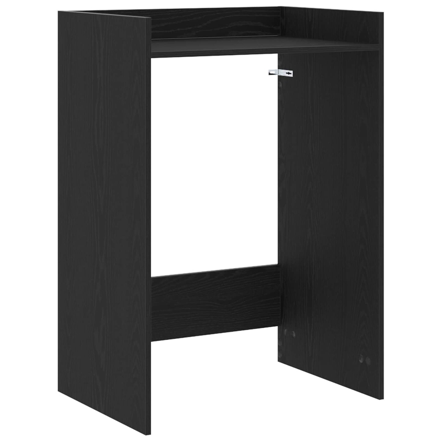 vidaXL Wash Machine Cabinet with Storage Black Oak 67.5 x 48 x 97 cm 2