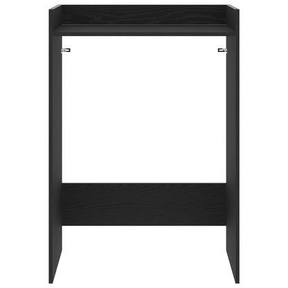 vidaXL Wash Machine Cabinet with Storage Black Oak 67.5 x 48 x 97 cm 5