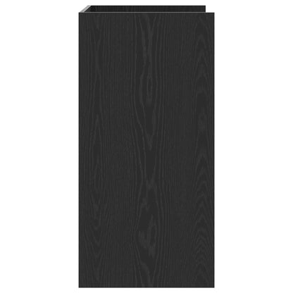 vidaXL Wash Machine Cabinet with Storage Black Oak 67.5 x 48 x 97 cm 6