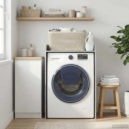 vidaXL Wash Machine Cabinet with Storage Grey Sonoma 67.5 x 48 x 97 cm 1