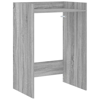 vidaXL Wash Machine Cabinet with Storage Grey Sonoma 67.5 x 48 x 97 cm 2