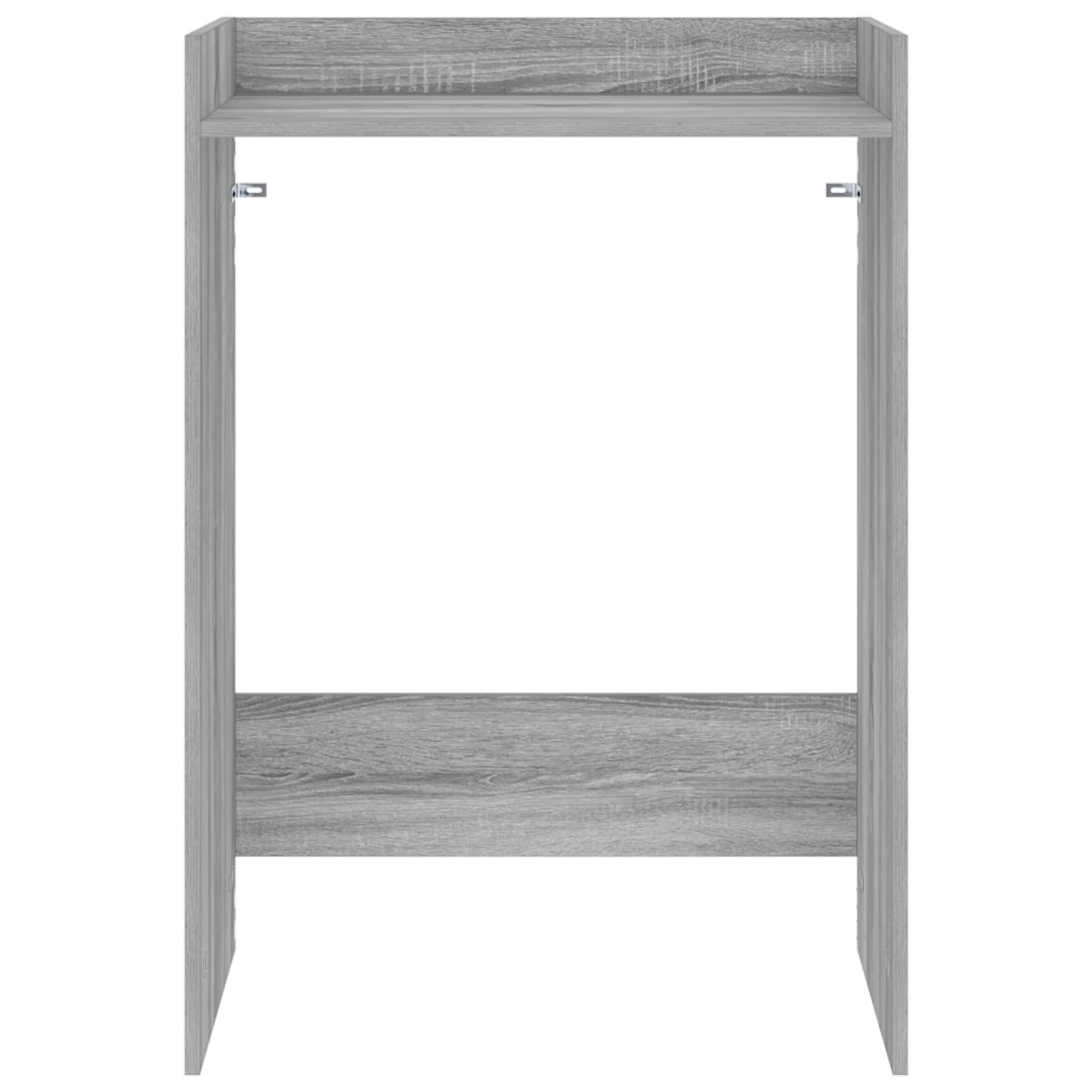 vidaXL Wash Machine Cabinet with Storage Grey Sonoma 67.5 x 48 x 97 cm 5