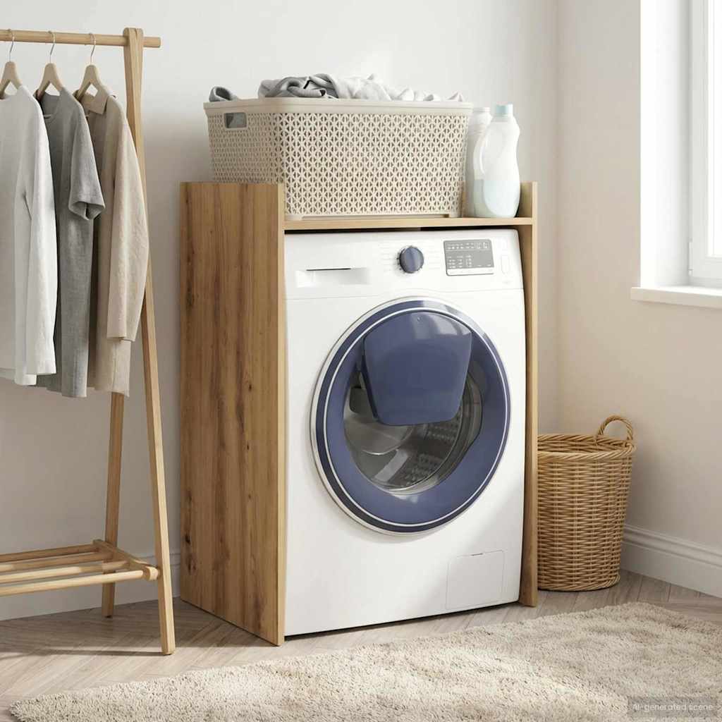 vidaXL Wash Machine Cabinet Artisian Oak 67.5 x 48 x 97 cm 1