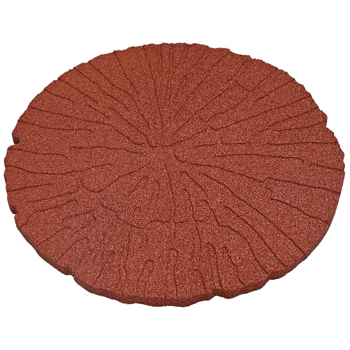 vidaXL Stepping Stone 6 pcs Red Ø 45 x 1.8 cm Rubber 4
