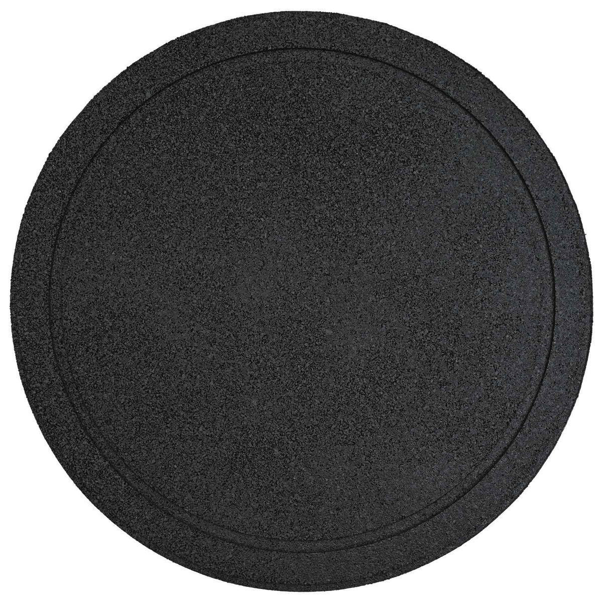 vidaXL Stepping Stone 6 pcs Black Ø 44 x 2 cm Rubber 5