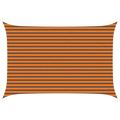 vidaXL Sun Shade Sail Orange and Brown 3 x 4.5 m 100% Polyester Oxford 2