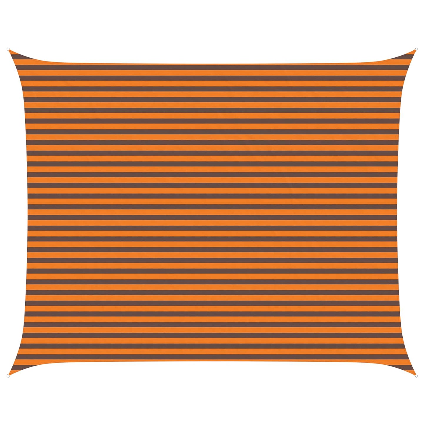 vidaXL Sun Shade Sail Orange and Brown 5 x 4 m 100% Polyester Oxford 2