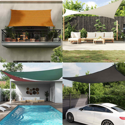 vidaXL Sun Shade Sail PU coated oxford 3