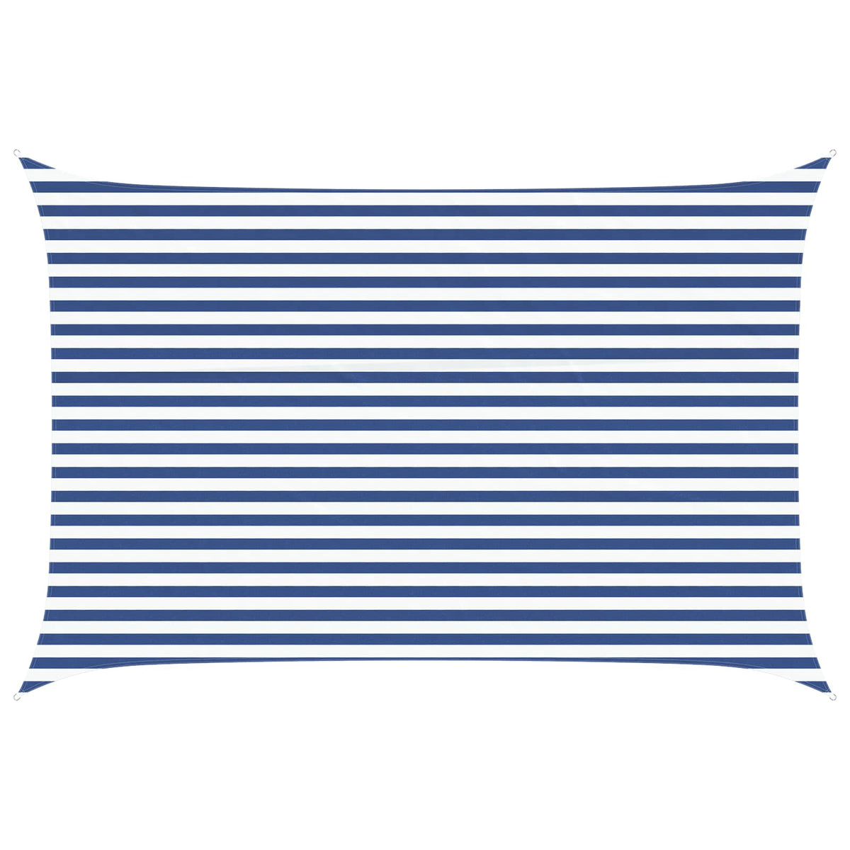 vidaXL Sun Shade Sail Blue and White 3 x 4.5 m 100% Polyester Oxford 2