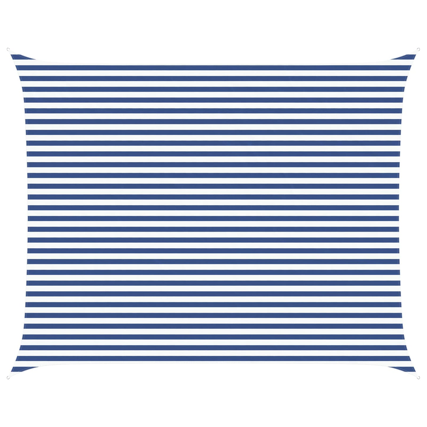 vidaXL Sun Shade Sail Blue and White 5 x 4 m 100% Polyester Oxford 2