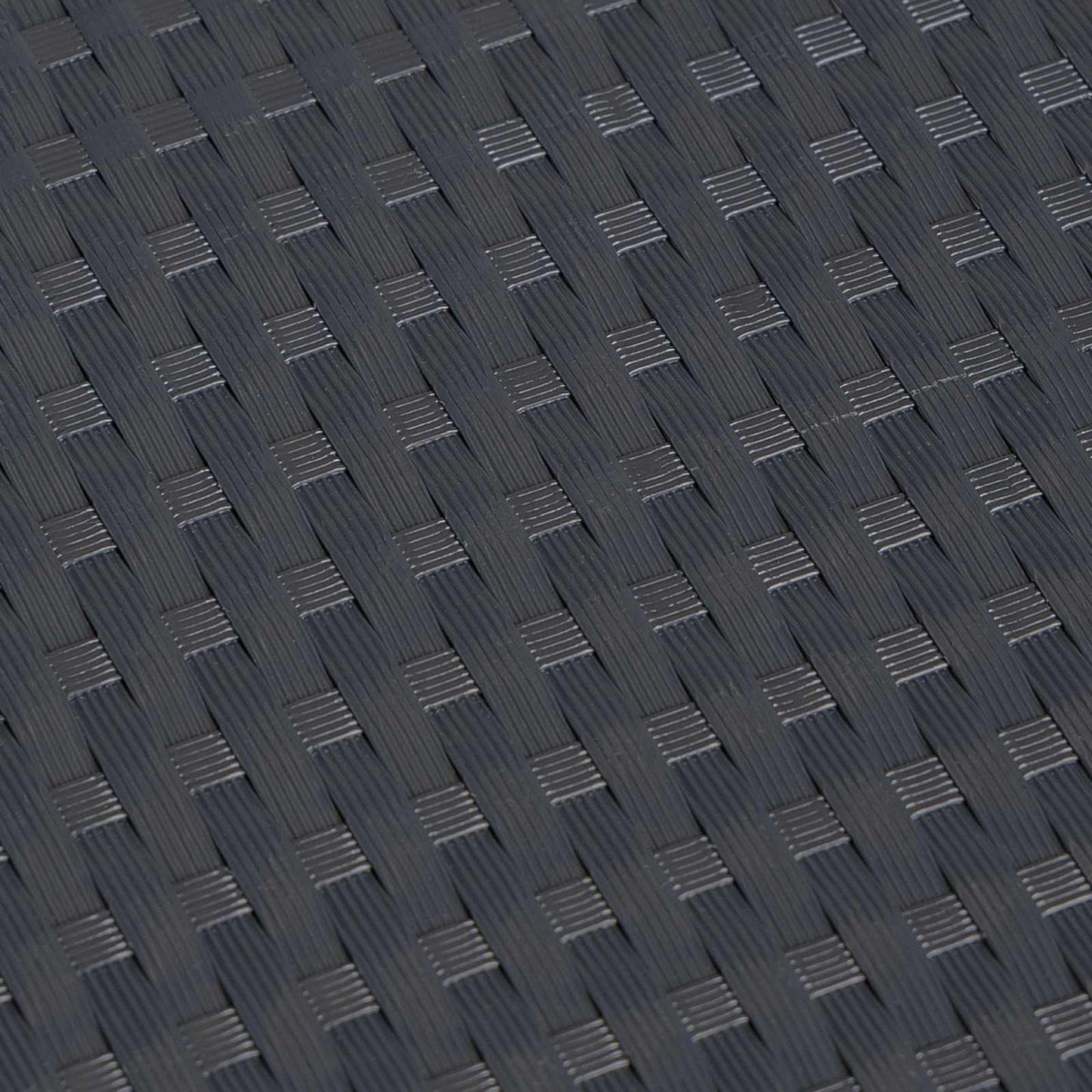 vidaXL Balcony Screen Dark Grey 500 x 100 cm Poly Rattan 4