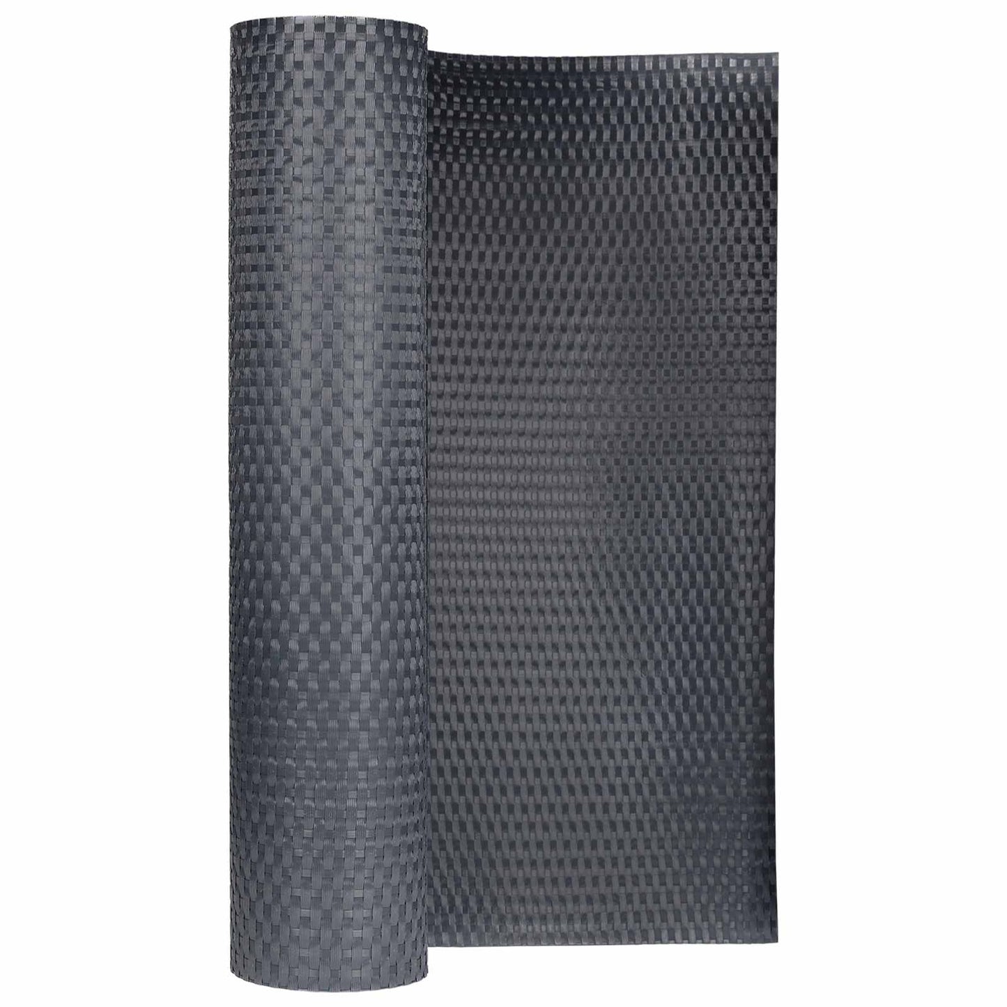 vidaXL Balcony Screen 600 x 100 cm Poly Rattan Dark Grey 3