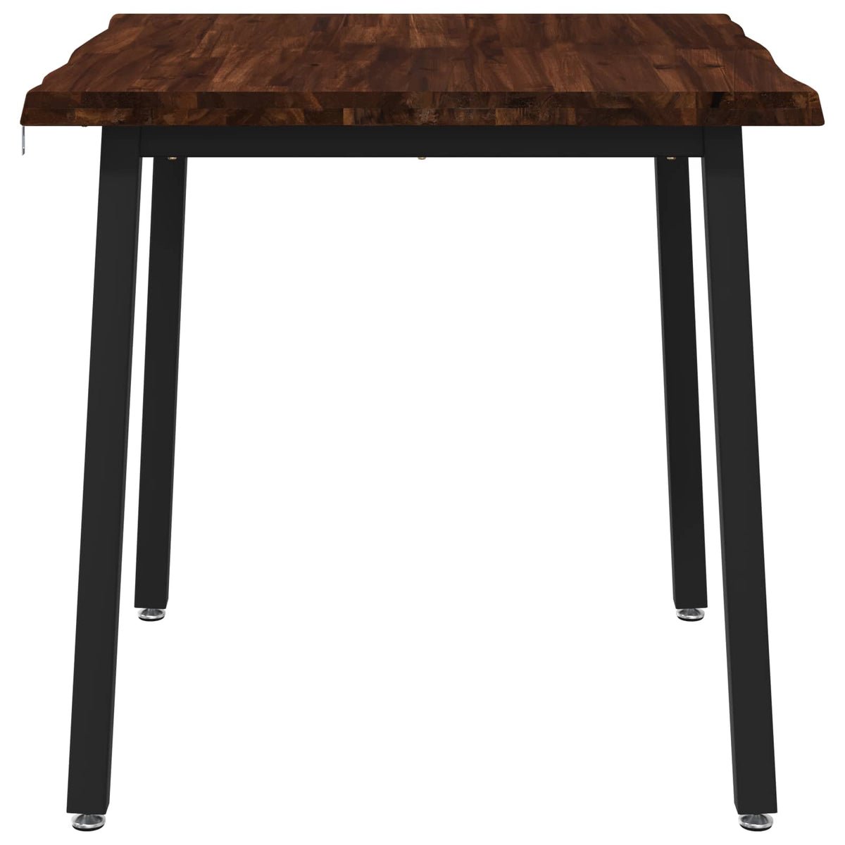 vidaXL Live Edge Dining Table 60 x 55 x 75 cm Solid Acacia Wood 3