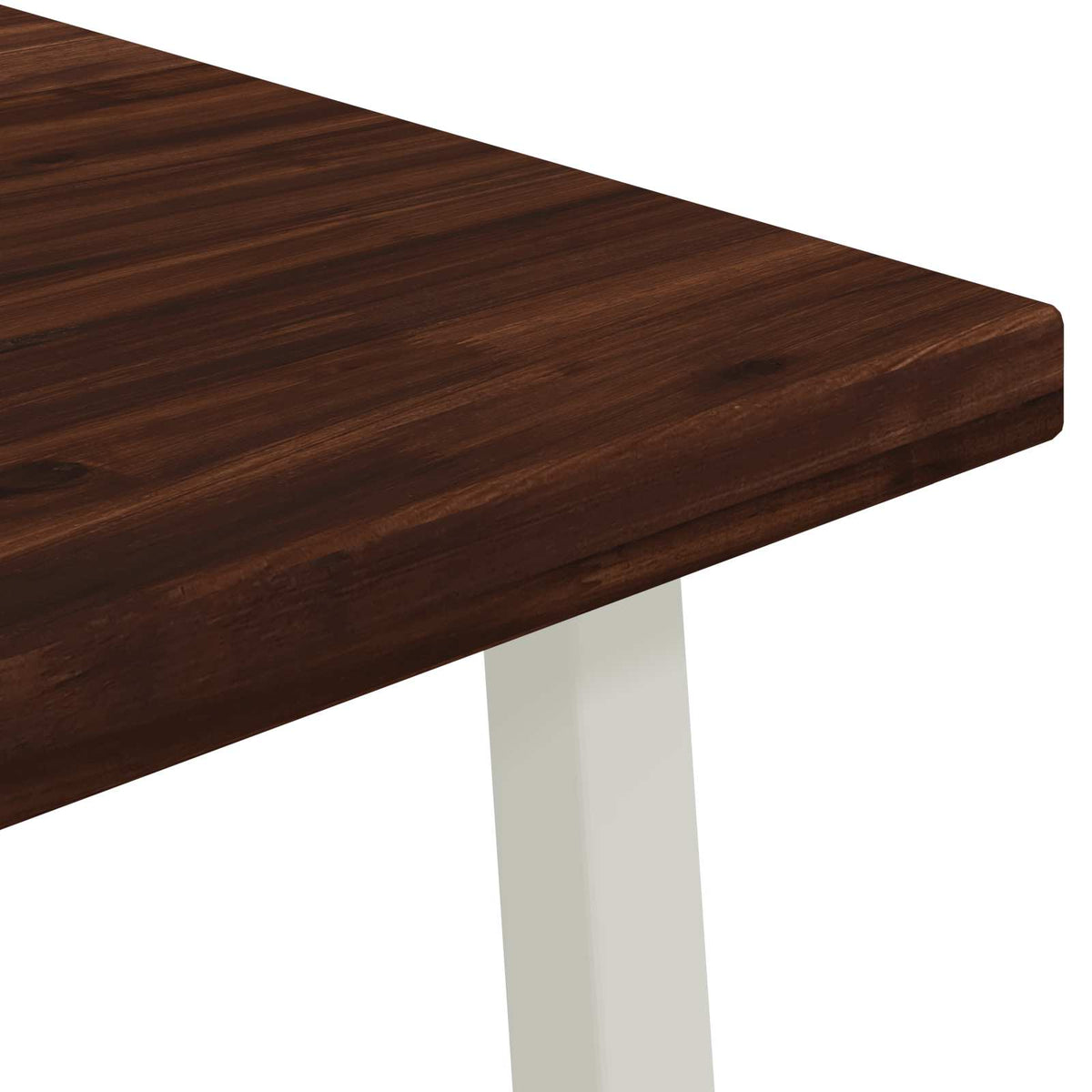 vidaXL Square Dining Table 60 x 55 x 75 cm Solid Acacia Wood 5
