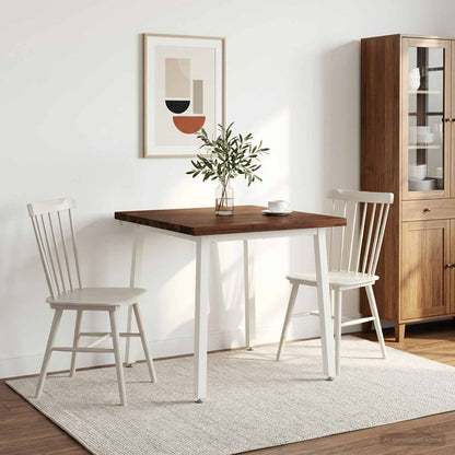 vidaXL Square Dining Table 60 x 55 x 75 cm Solid Acacia Wood 1