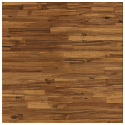 vidaXL Square Dining Table 60 x 55 x 75 cm Solid Acacia Wood 4