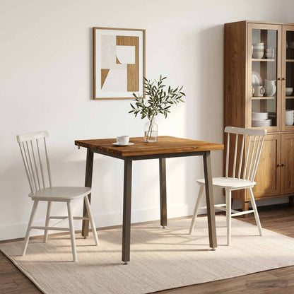 vidaXL Square Dining Table 60 x 55 x 75 cm Solid Acacia Wood 1