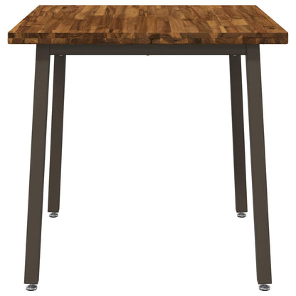vidaXL Square Dining Table 60 x 55 x 75 cm Solid Acacia Wood 3