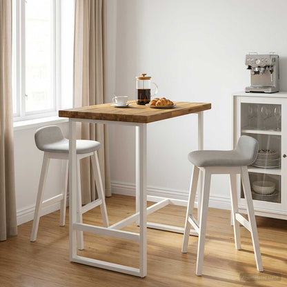 vidaXL Table Top Whitewash Rectangular Depth 50 cm