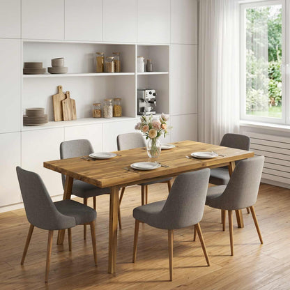 vidaXL Table Top Whitewash Rectangular Depth 60 cm