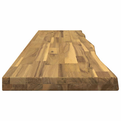 vidaXL Live Edge Table Top 130 x 30 x 3.2 cm Rectangular 3