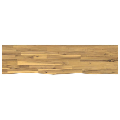 vidaXL Live Edge Table Top 130 x 30 x 3.2 cm Rectangular 5