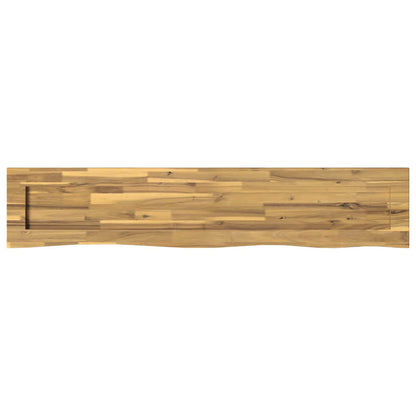 vidaXL Live Edge Table Top 140 x 30 x 3.2 cm Rectangular 4