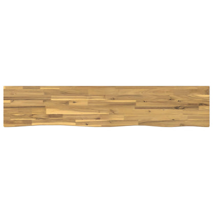 vidaXL Live Edge Table Top 140 x 30 x 3.2 cm Rectangular 5