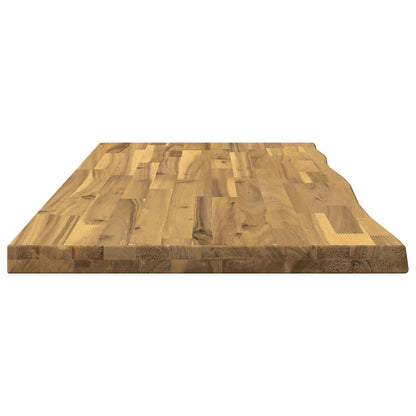 vidaXL Live Edge Table Top 130 x 40 x 3.2 cm Rectangular 4