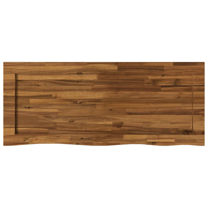 vidaXL Live Edge Table Top 130 x 50 x 3.2 cm Rectangular 5