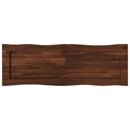 vidaXL Live Edge Table Top 120 x 40 x 3.2 cm Rectangular 5