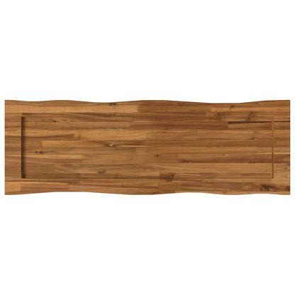 vidaXL Live Edge Table Top 120 x 40 x 3.2 cm Rectangular 5