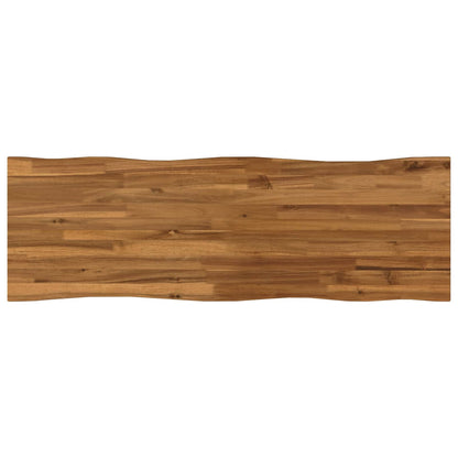vidaXL Live Edge Table Top 120 x 40 x 3.2 cm Rectangular 2