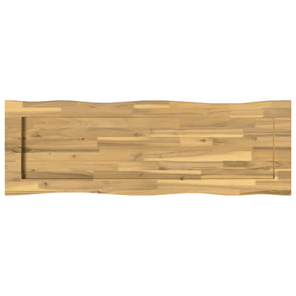 vidaXL Live Edge Table Top 120 x 40 x 3.2 cm Rectangular 2