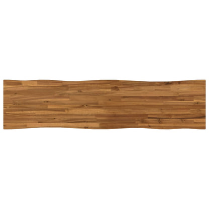 vidaXL Live Edge Table Top 140 x 40 x 3.2 cm Rectangular 2