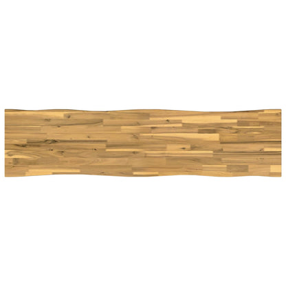 vidaXL Live Edge Table Top 140 x 40 x 3.2 cm Rectangular 2