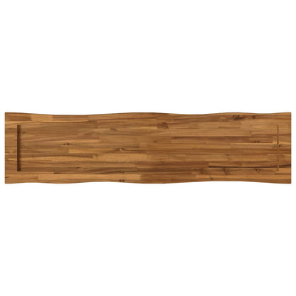 vidaXL Live Edge Table Top 160 x 40 x 3.2 cm Rectangular 5