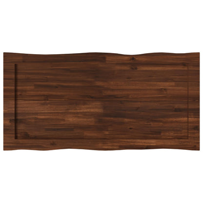 vidaXL Live Edge Table Top 110 x 60 x 3.2 cm Rectangular 5