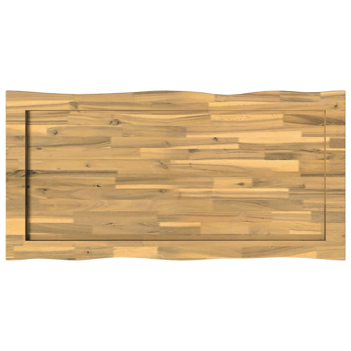 vidaXL Live Edge Table Top 110 x 60 x 3.2 cm Rectangular 5