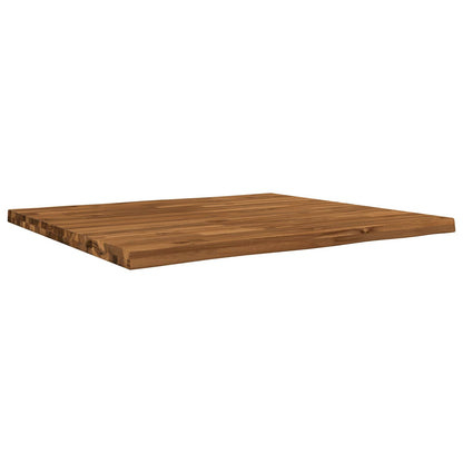 Live Edge Table Top Rectangular Natural Live edge 2 sides Depth 80 cm 90 cm