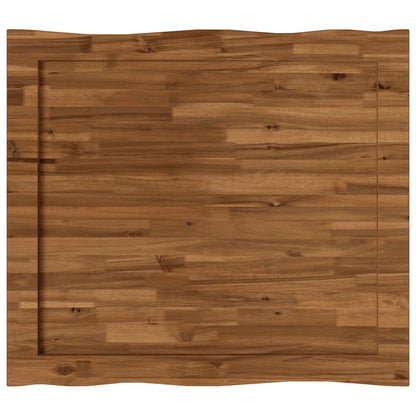 vidaXL Live Edge Table Top 90 x 80 x 3.2 cm Rectangular 5