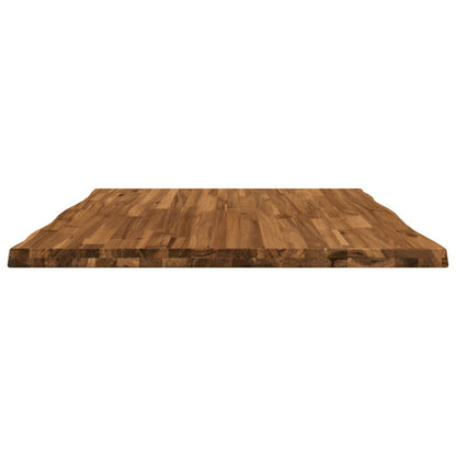 vidaXL Live Edge Table Top 90 x 80 x 3.2 cm Rectangular 4