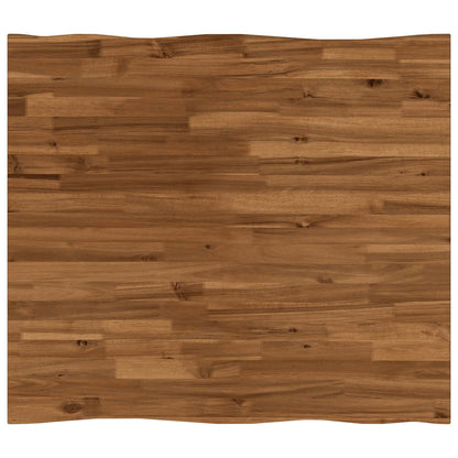 Live Edge Table Top Rectangular Natural Live edge 2 sides Depth 80 cm 90 cm