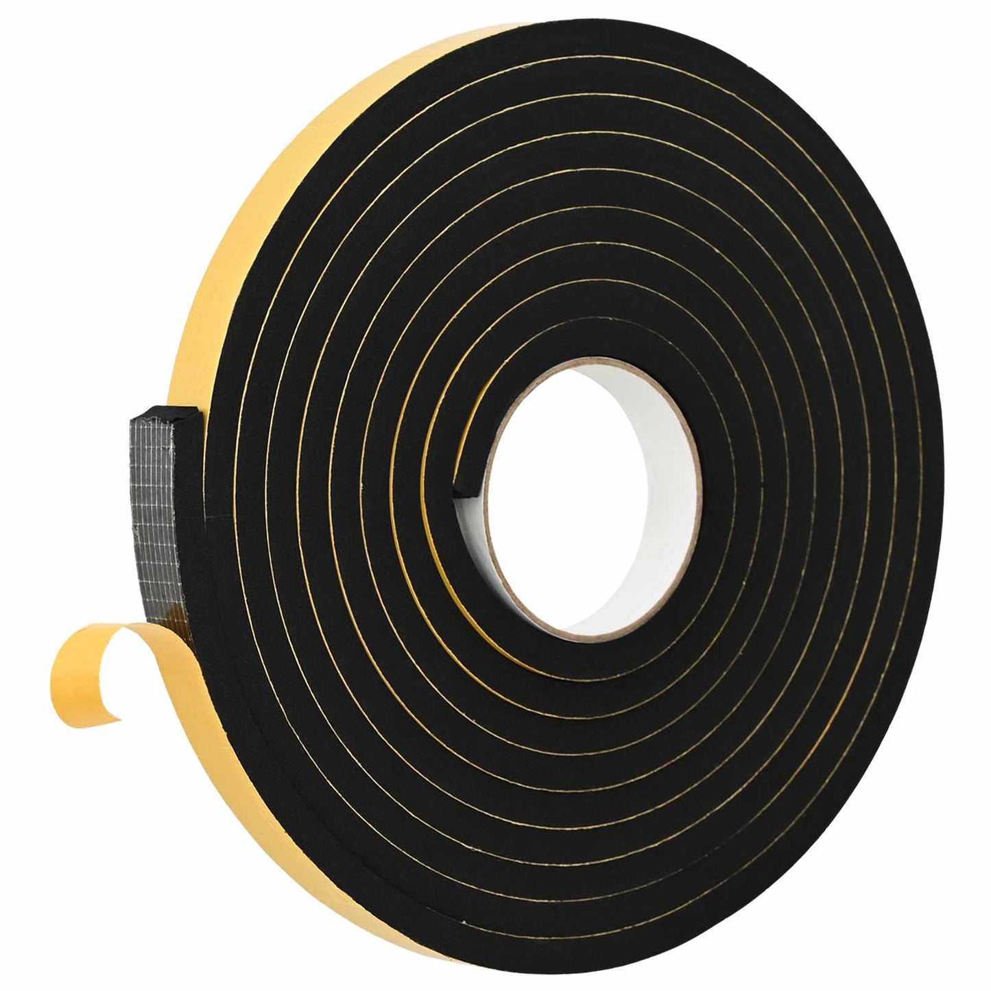 vidaXL Self-adhesive Foam Tape 20 pcs Black 20mm x 5m CR Foam 2