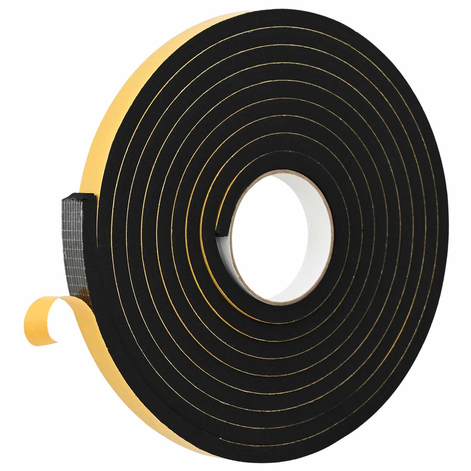 vidaXL Self-adhesive Foam Tape 20 pcs Black 20mm x 5m CR Foam 2