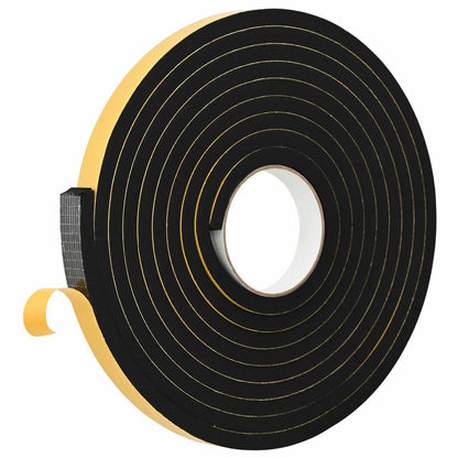 vidaXL Self-adhesive Foam Tape 20 pcs Black 20mm x 5m CR Foam 2