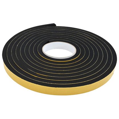 vidaXL Self-adhesive Foam Tape 20 pcs Black 20mm x 5m CR Foam 4