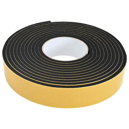 vidaXL Self-adhesive Foam Tape 10 pcs Black 30mm x 5m CR Foam 4